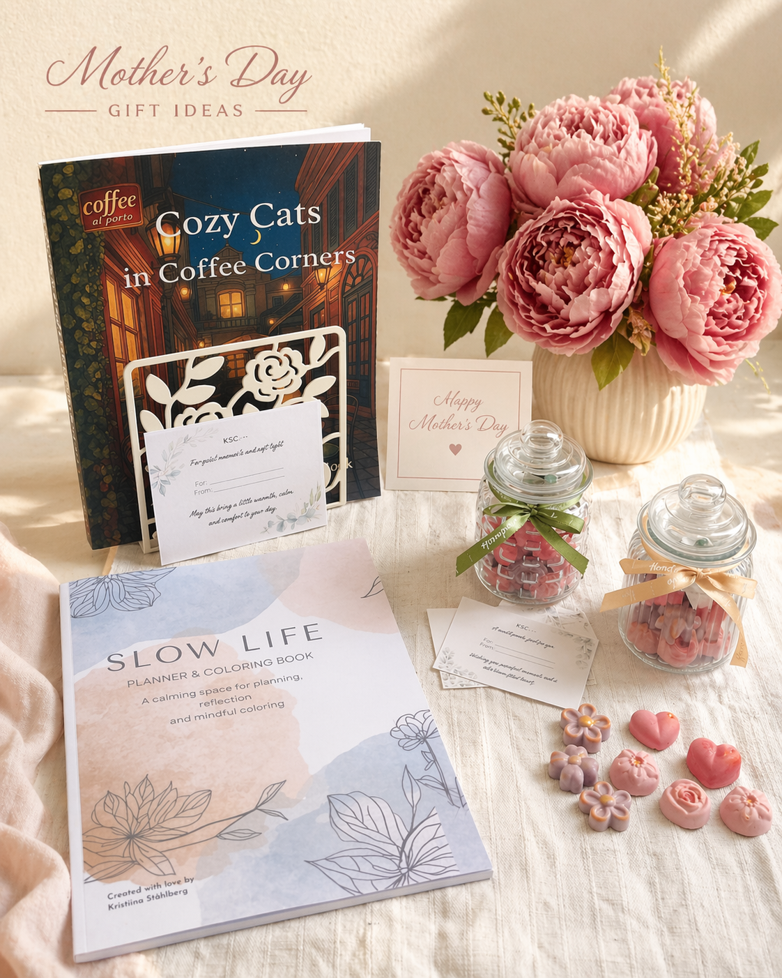 Mother’s Day Gift Set – Slow Life & Scented Charm Jar
