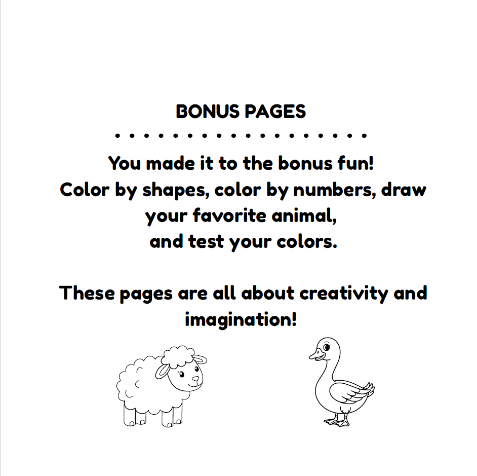 Pequeños Artistas: Actividad Divertida y LIBRO PARA COLOREAR: Edades 4–7