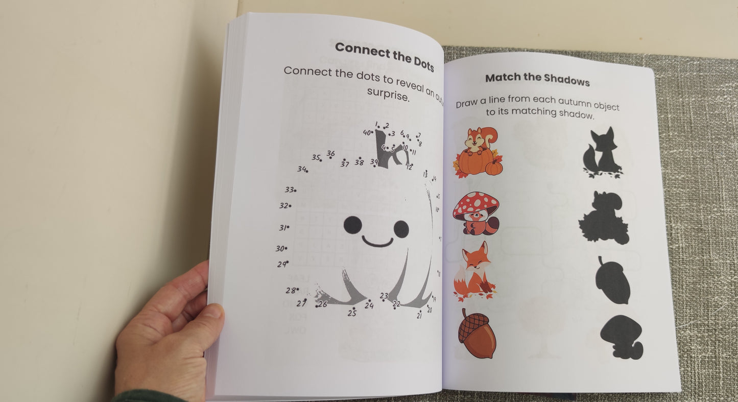 Tiny Artists: Fun Through the Seasons – Seasonal Activity Book for Kids Ages 4–7
