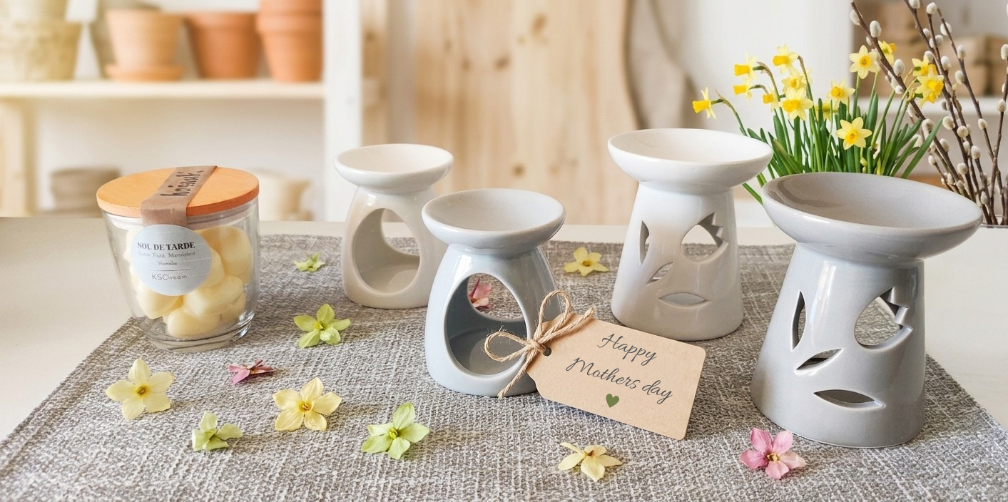 Ceramic Wax Burner – Tulip Cut