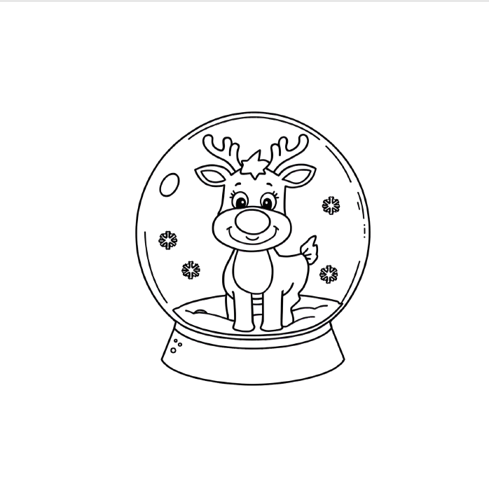 Pequeños artistas: Libro de colorear fácil de Navidad: 3-6 años