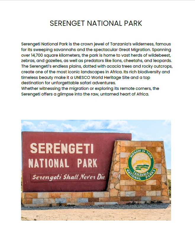 Tanzania — Una historia contada en fotografías