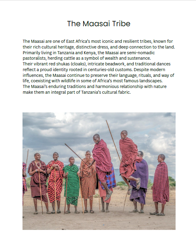Tanzania — Una historia contada en fotografías