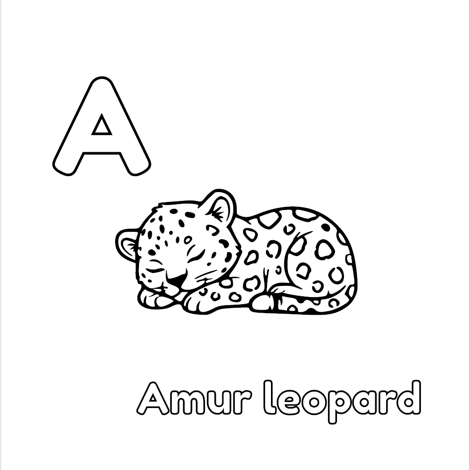 Tiny Artists: Alphabet Coloring Book: Age 3 - 6