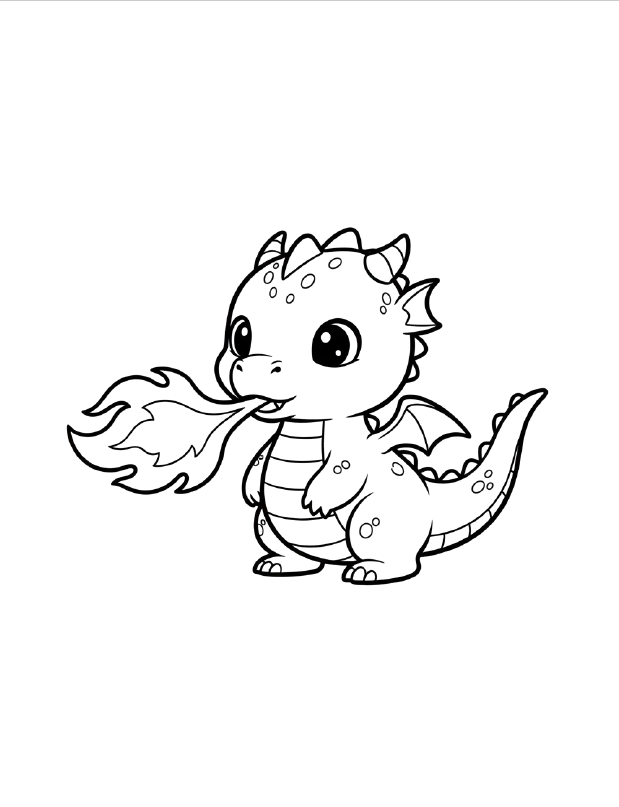 Pequeñas aventuras de dinosaurios y dragones: un lindo libro para colorear de fantasía para niños de 3 a 7 años