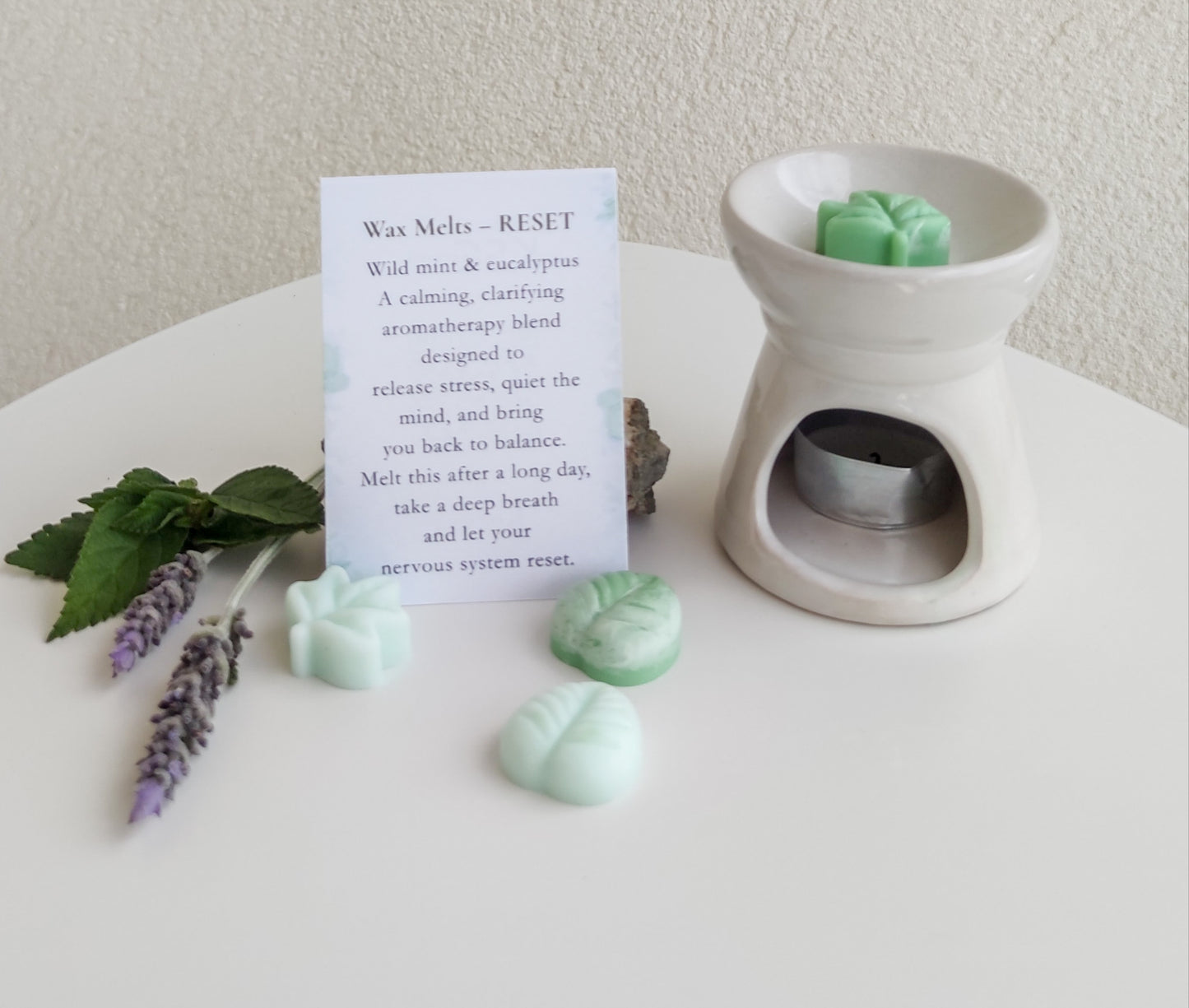 Reset – Wax Melts – Wild Mint & Eucalyptus (60g)