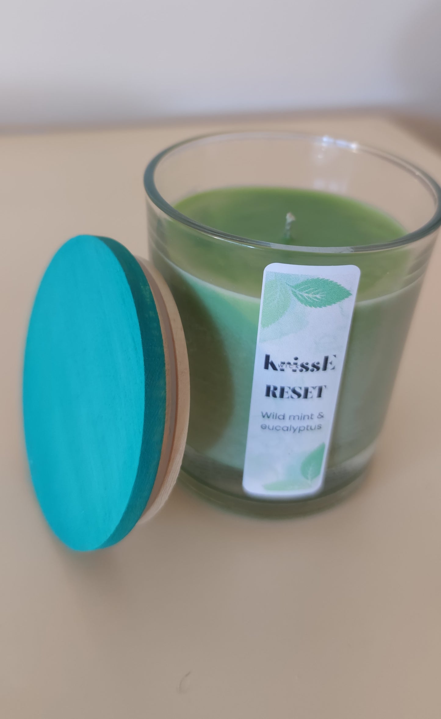 RESET – Vela de Soja Menta Silvestre y Eucalipto