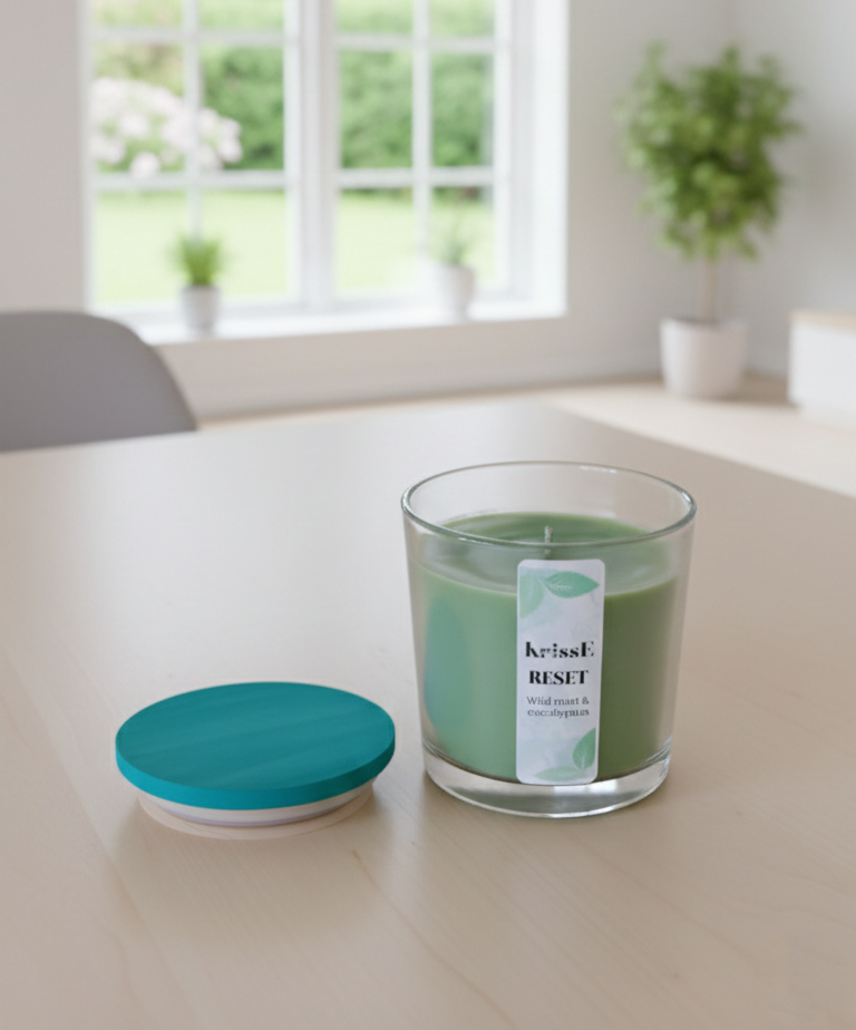 RESET – Vela de Soja Menta Silvestre y Eucalipto