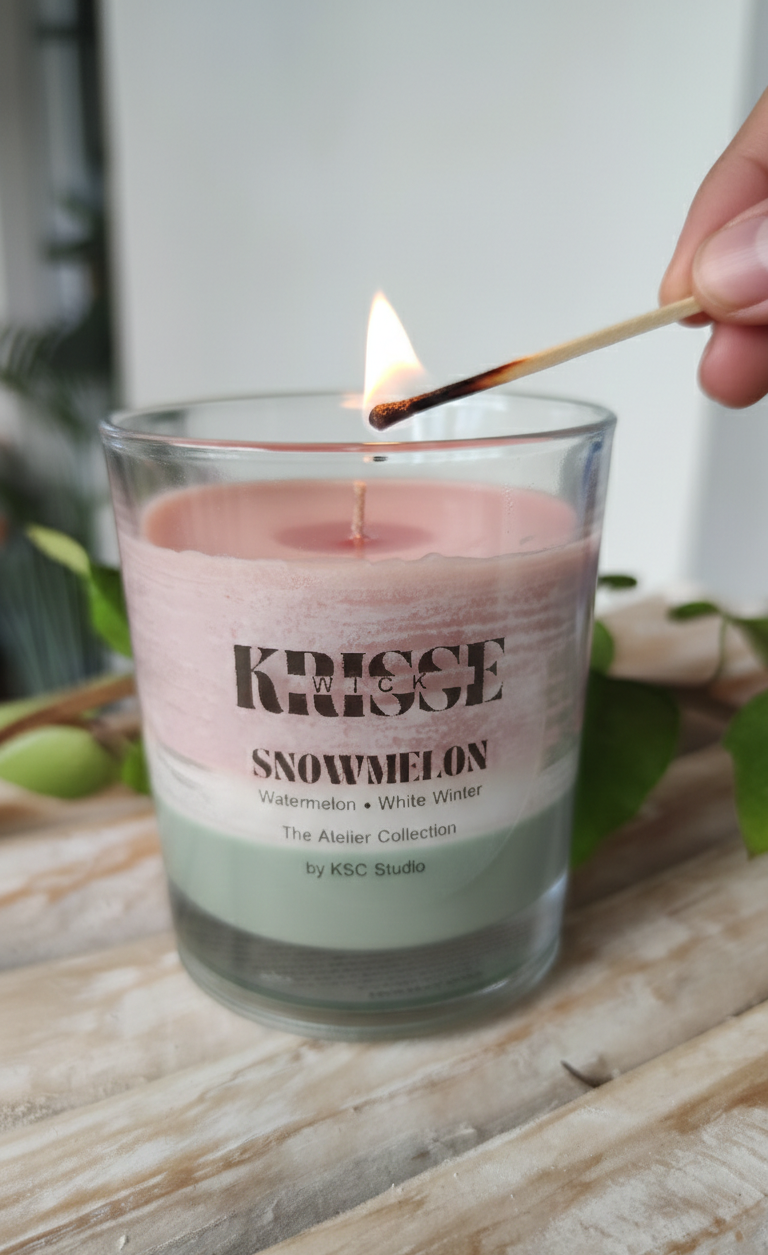 Snowmelon Candle – Krisse Wick - Atelier Collection