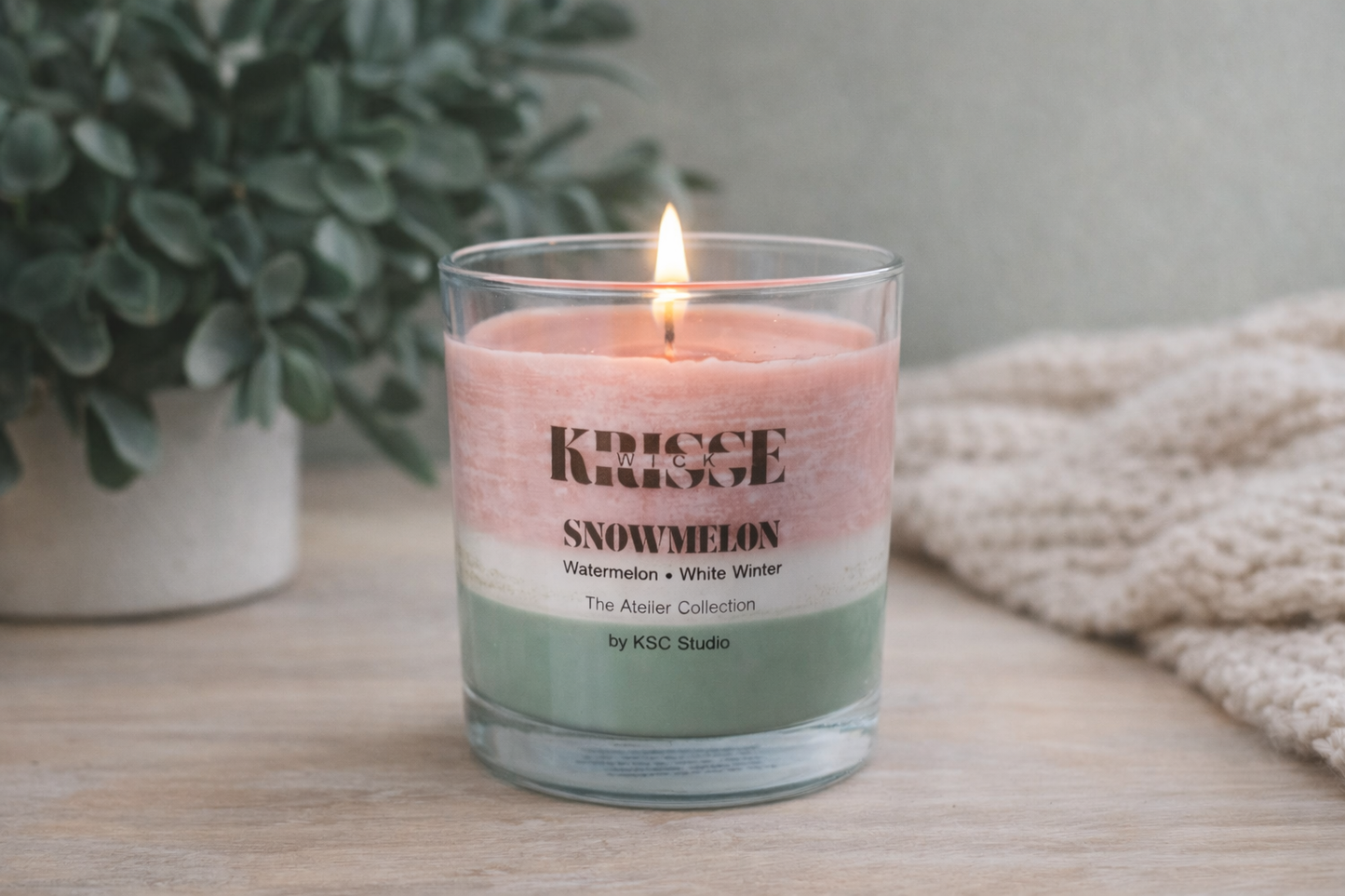Snowmelon Candle – Krisse Wick - Atelier Collection